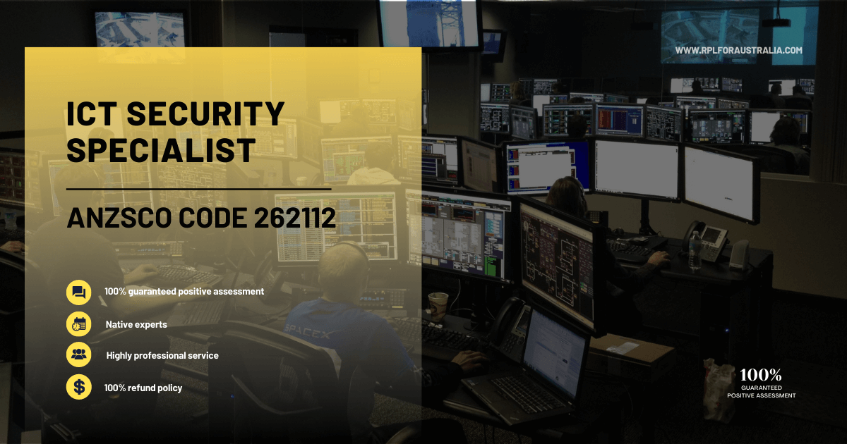 ICT Security Specialist ANZSCO Code 262112 | ACS Skill Assessment